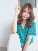 ミディアムレイヤーヘア