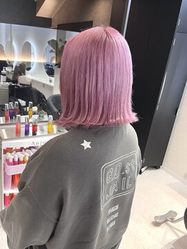 プログレス 仙台駅東口店(PROGRESS) 外はねボブ/ピンク/コットンピンク/韓国