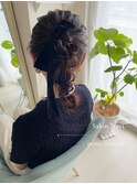 前撮りヘアメイク/花嫁ヘアセット/ブライダルヘアメイク