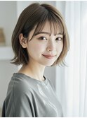 ☆レイヤー外ハネボブショートボブフェイスレイヤー前髪あり☆