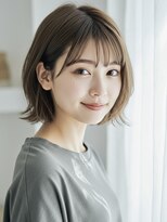 ニル 柏の葉(Nil)&nbsp;☆レイヤー外ハネボブショートボブフェイスレイヤー前髪あり☆