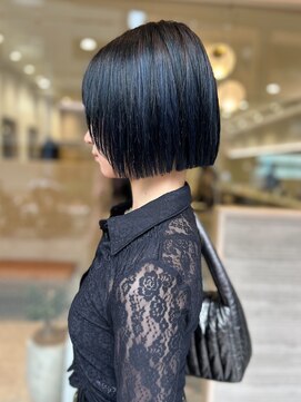 シュク 高円寺(SYUK) 顔周りレイヤー/切りっぱなしボブ【植木】SYUK 高円寺