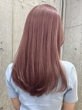 サンク 原宿 表参道(cinq) ピンクベージュラベンダーカラーラベンダーグレージュカラー韓国