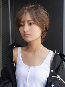 ギークス(GEEKS) 【GEEKS渋谷】レイヤーショート/ウルフ/冬カラー/メンズライク