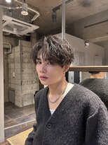 メンズココ 日本橋店(MENS COCO)&nbsp;ツイストスパイラルパーマメンズセンターパート