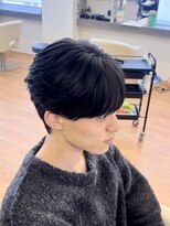 ビカム 名駅(become) 【フェザーパーマシースルーマッシュ】ニュアンスフェザーパーマ
