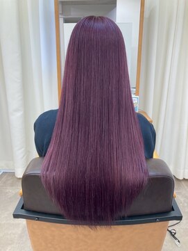 アート ヘア アップップ(ART HAIR UP-PU) レッドバイオレット/ロング