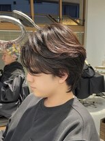 ネオリーブウリ 二子玉川店(Neolive uri)&nbsp;韓国マッシュスペインカールスパイキーショートブルーブラック