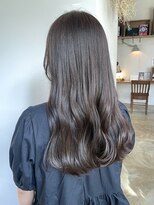 ヘアーアイストゥーレ(HAIR ICI TRE) ◎ブリーチなしカラー◎赤み消しオリーブグレージュで透明感