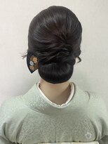 バサラ 大阪なんば店(VASARA) 大阪なんば/訪問着ヘア/着物ヘア/卒業式ヘア/成人式ヘア