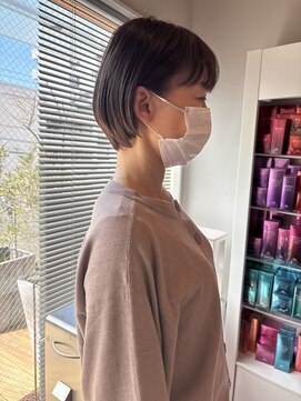 ツイギー 宮西店(TWiGGY) 丸みの残るショートボブ