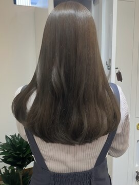 アンド グラフ(& Graph.) オリーブベージュ透明感カラーブリーチなし