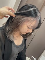 リグ 横浜(Lig.)&nbsp;インナーカラーラテグレージュブラウンブリーチダブルカラー横浜