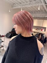 リシェイル(RICHAIR)&nbsp;ピンクベージュ×大人可愛いショート