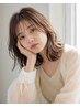 ≪リピート率No.1≫似合わせカット+明るい白髪染めカラー[深井/髪質改善]