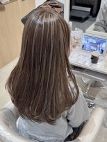 クレア 上大岡(CREA)&nbsp;白髪ぼかしハイライト縮毛矯正ダブルカラー髪質改善30代40代50代