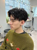 ミーク(meak)&nbsp;色気ウェットスパイラル刈り上げマッシュ