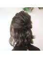 ヘアーアンドリラクゼーション ノーベル(Hair&Relaxation NOBEL)&nbsp;イルミナカラーで艶めく髪へ！仕上げにふんわりハーフアレンジ☆