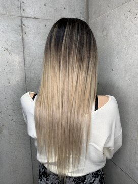 ガナンシア 横浜本店(ganancia) バレイヤージュグラデーションカラー