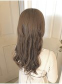 大人可愛いゆるふわロング☆ シアーベージュ 西田大樹