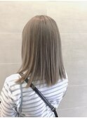 透明感×艶髪 グレージュカラー