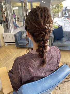 バイブアンドアネックス(VIBE & ANNEX) 《momoka》編みおろし結婚式お呼ばれパーティー横浜石川町