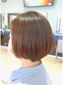 【AMAZING HAIR美沢店/桜井】ナチュラルストレートパーマ×ボブ