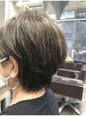 大人ショート+ハイライトメッシュ2021.9.11非掲載