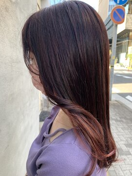 スイート ヘアデザイン(Suite HAIR DESIGN) 抜け感が大人かわいい☆インナー×暖色系カラー×クランベリー