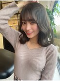 21`aw10Lvオリーブラテカラー×肩上ボブONCE代表KOHEI