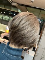 ラフ 難波店(LAFF)&nbsp;#黒髪#ボブルフ#ネビージュ#小顔#ワンレン