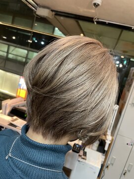 ラフ 難波店(LAFF) #黒髪#ボブルフ#ネビージュ#小顔#ワンレン