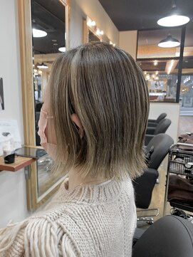 エイト プラット 渋谷2号店(EIGHT plat) ハイライト・ハイトーンボブ・3/16