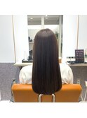 ストレート×大人ブラウン