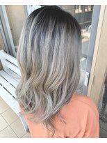 トリニティ(trinity)&nbsp;シャドールーツ・バレイヤージュ・アッシュグレージュ【豊見城】