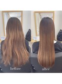『髪質改善』ストレートエステ（縮毛矯正）（リタッチ可）