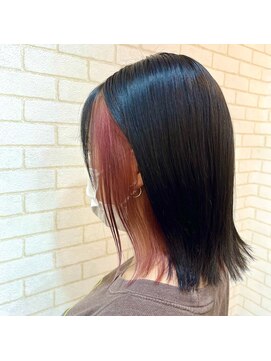 テーラヘアー 蘇我2号店(TELA HAIR) ピンクが可愛いイヤリングカラー【TELAHAIR蘇我2号店】