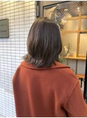 くびれボブ・ナチュラルベージュブラウン