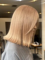 アトリエコア(Atelier Coa) ダブルカラーミルクティーベージュカラーケアブリーチ韓国ボブ