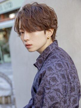 シティ(CITY) 【小久保style】ベリーショートニュアンスパーマグレーベージュ