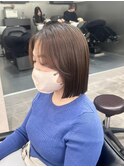 韓国/ボブ/タッセルボブ/前髪なし/顔周り【白井愛海】