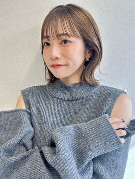 サンド 表参道(sand) ショートボブ縮毛矯正 10代20代30代40代