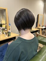 ヘアサロン ナノ(hair salon nano)&nbsp;ショートボブ/丸みショート/ボブ/黒髪/20代/30代/40代