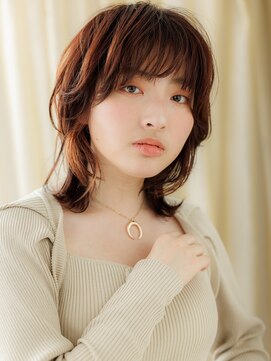 カバーヘア 上尾西口店(COVER HAIR) インナーカラーハイライト大人可愛いウルフカットZ上尾20代30代