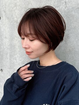 ロンド 銀座(Lond) ●杉浦ミニウルフレイヤーカット顔周り前髪韓国ショートボブ15