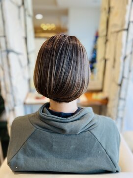 ヘアープログレス サバーブ Suburb ハイライトで白髪ぼかし