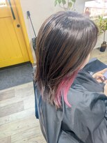 ピープス(PEEPS)&nbsp;インナーカラー☆ピンクパープル