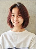 フレンチボブ　顔まわりレイヤー