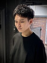 アウル 心斎橋(owl)&nbsp;【ダウンバングスパイキーショート】短髪/刈り上げ/ピンパーマ