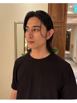 ビュートリアム265(BEAUTRIUM 265) メンズロング ニュアンスパーマ サーフヘア オールバック